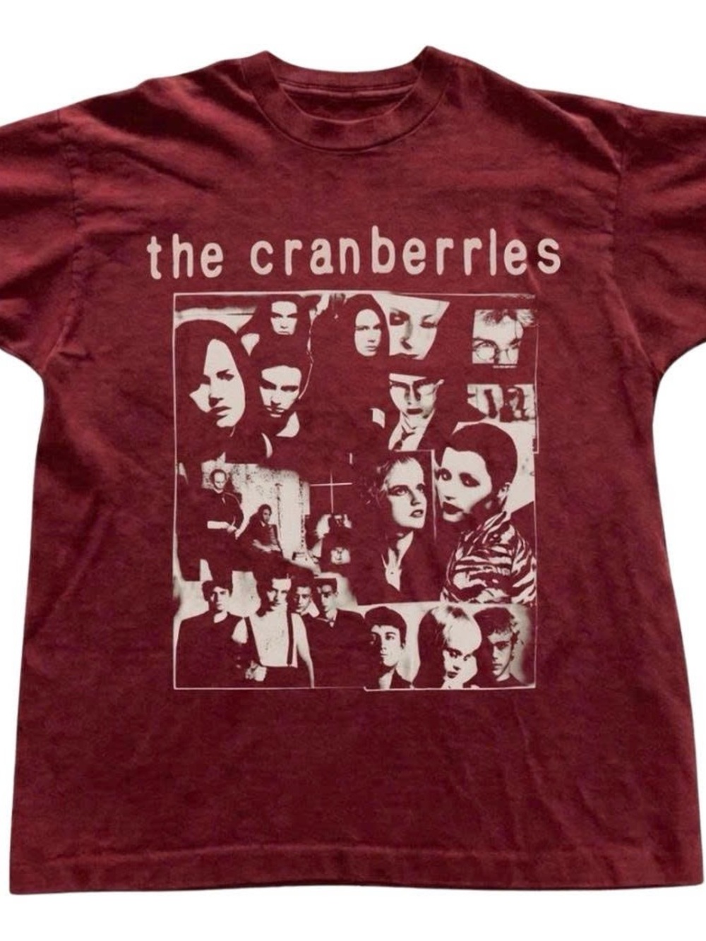 The Band Tee in Deep Burgundy